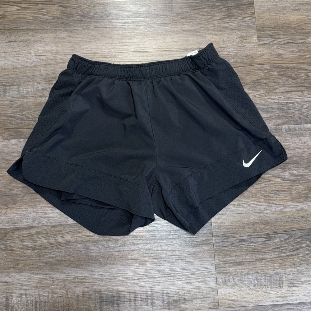 Nike Dri-FIT Black Flex 2-in-1 Training Shorts Womens Medium Model: 891939-010